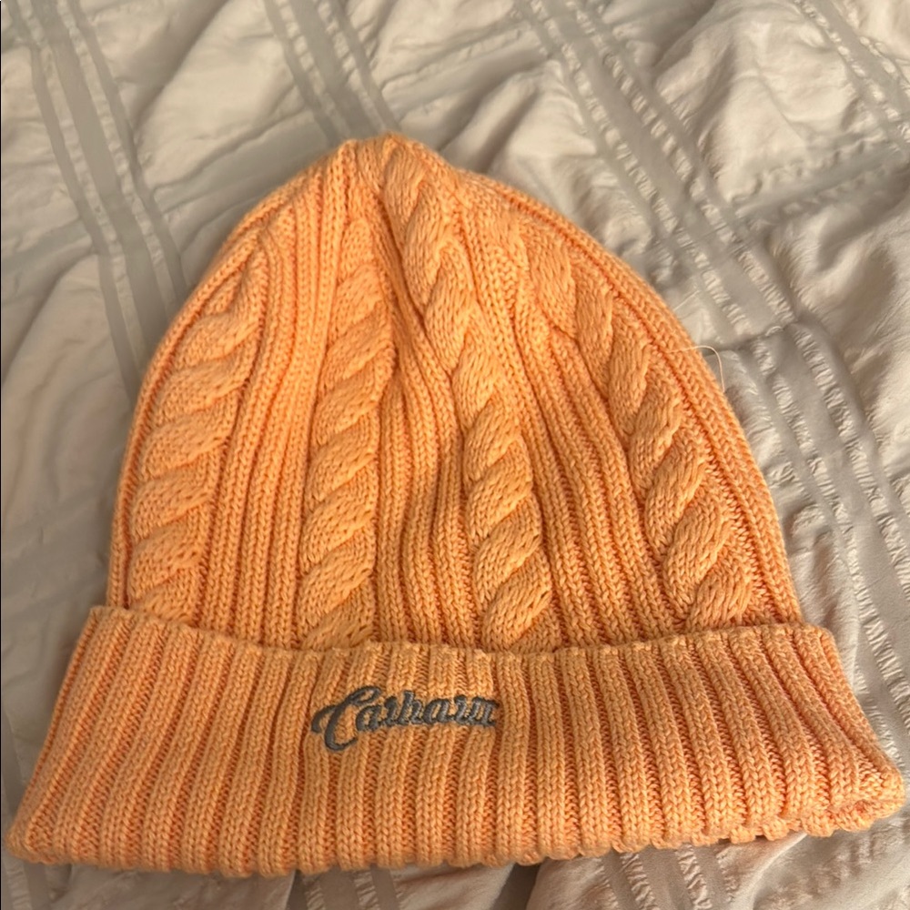 Carhartt Peach Cable Knit Beanie